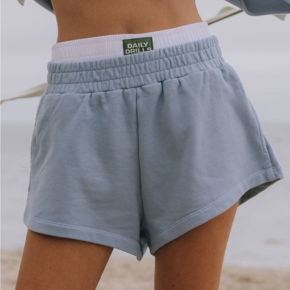 Daily Drills boxer super shorts M/L in color Mist NWT